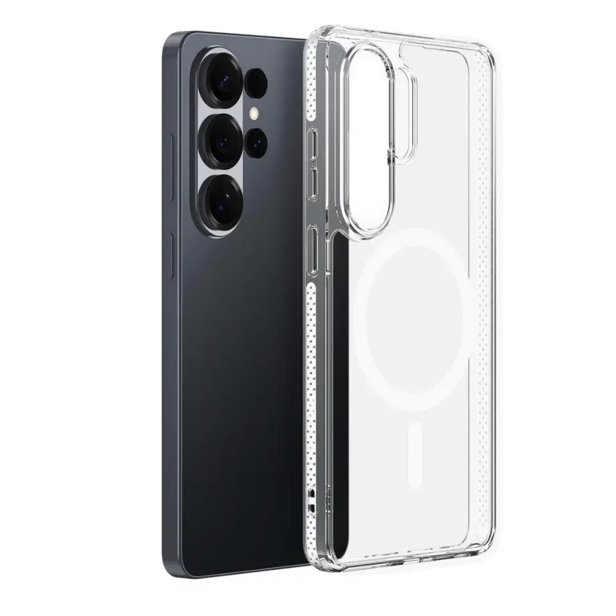 Dux Ducis Clin Mag telefoni ümbris MagSafe toega Samsung Galaxy S26 Ultra (S948) läbipaistev