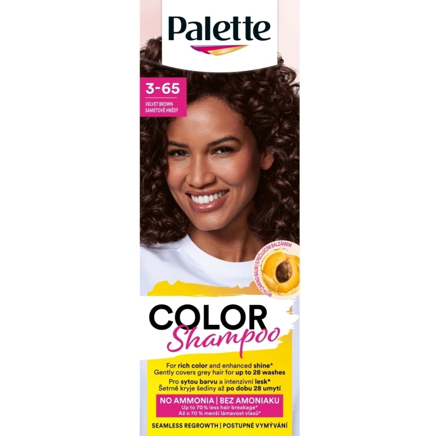 L'Oreal Palette Color Šampūnas plaukų dažymo šampūnas 3-65 aksominė ruda – 3