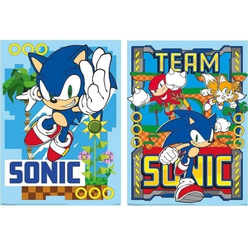 Pyramid Sonic the Hedgehog plakatite komplekt (52x38cm) – 3