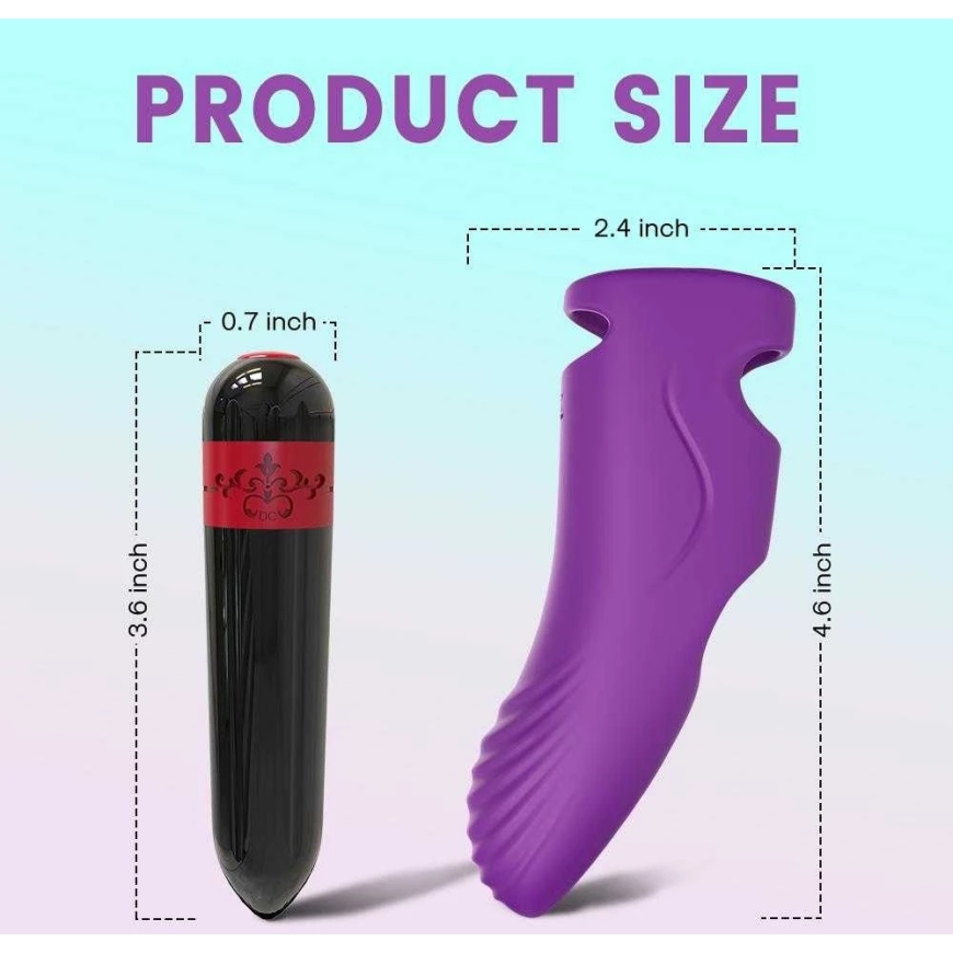 B Series Joy B sērijas Joy G punkta vibrators pirkstam, 9 režīmi, 11 cm – 3