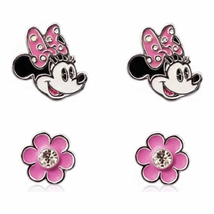Набор серёг для девочек Disney Minnie Mouse SF00663SRWL.CS (2 пары серёг)