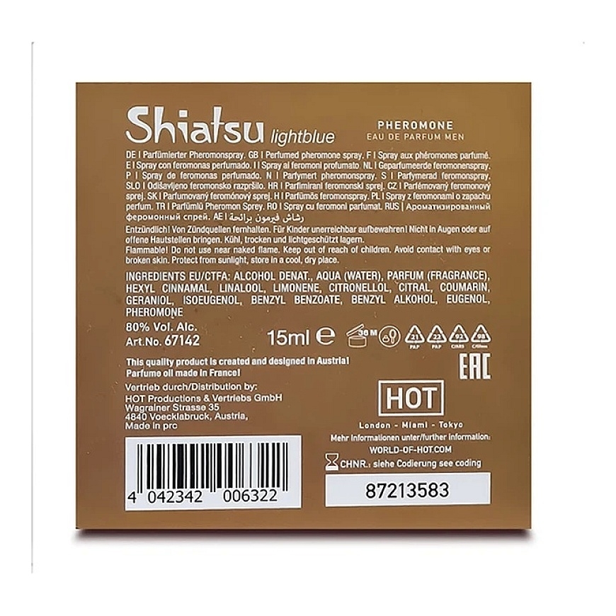 Hot Pheromone smaržūdens vīriešiem koncentrāts 50 ml – 2
