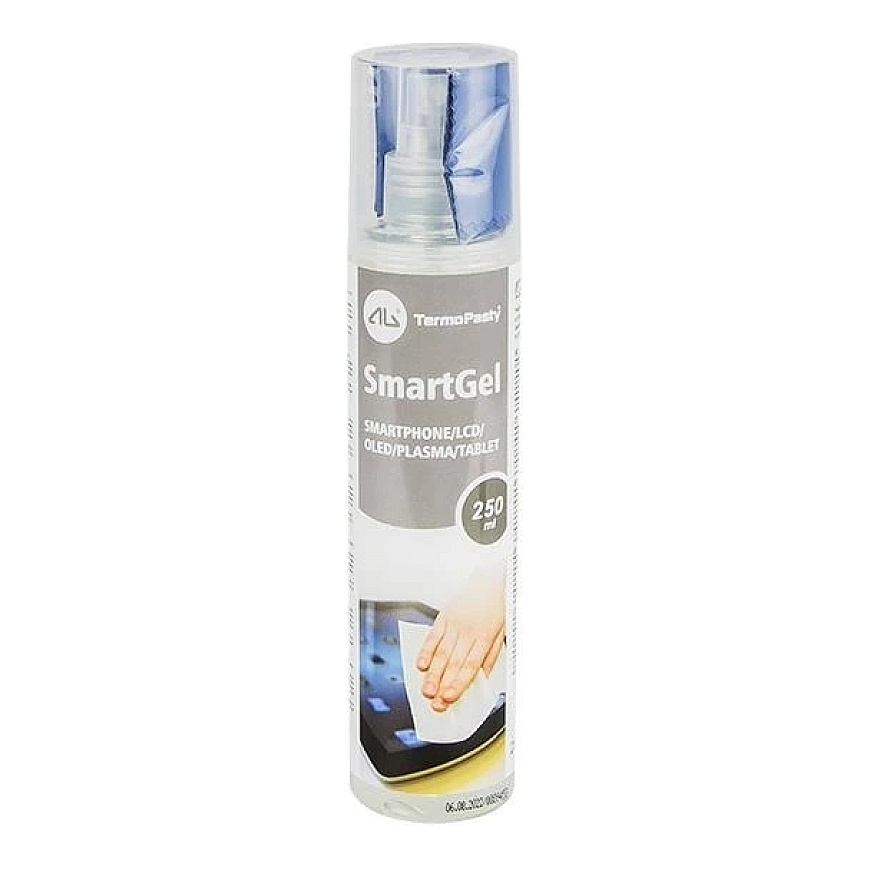 Спрей для удаления термопасты Blow SmartGel 250мл + микрофибра AG
