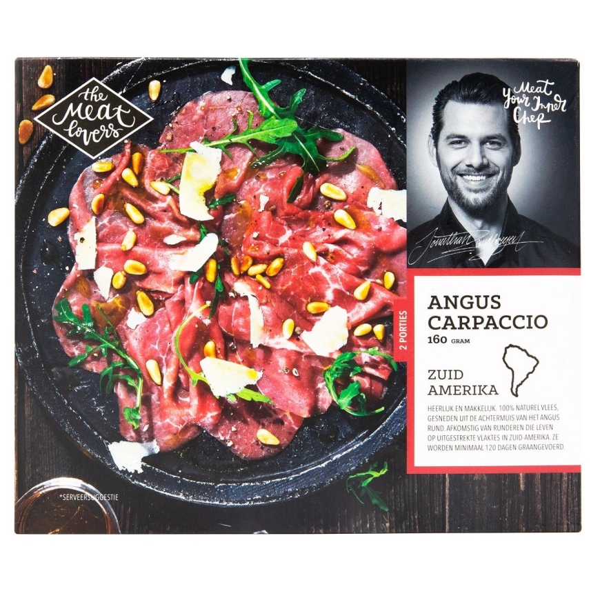 Š.jautienos carpaccio Juodas Angus The Meat Lovers, JAV,2x80g