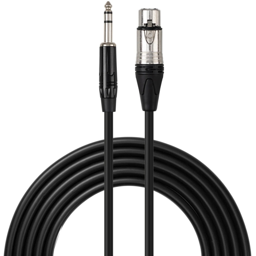 Garso Kabelis - Lindy 35717 7,5 m XLR F–6,3 mm M Juodas