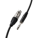 Garso Kabelis - Lindy 35717 7,5 m XLR F–6,3 mm M Juodas
