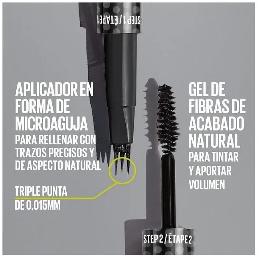 Maybelline kulmupliiats, keskmine pruun, 1 tk