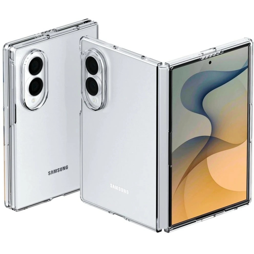 Mercury kietas PC dėklas, skirtas Samsung Galaxy Z Fold8, skaidrus – 3