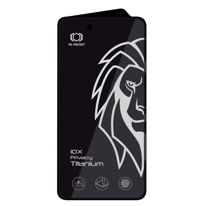 Закаленное стекло Tel Protect 10X Privacy Titanium для Iphone 17 Air – 3