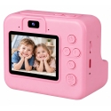 Lean Toys Bērnu digitālā kamera ar momentāno printeri un 4 termopapīra ruļļiem, rozā, aptuveni 9,5 × 8 × 6 cm Lean Toys Bērnu digitālā kamera ar momentāno printeri un 4 termopapīra ruļļiem, rozā, aptuveni 9,5 × 8 × 6 cm