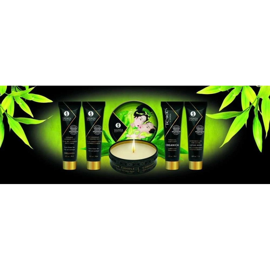 Geisha Secret Kit Exotic Green Tea masažo rinkinys – 5