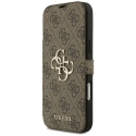 Guess 4G Metal Logo book type phone case for iPhone 18 Pro Max | iPhone 17 Pro Max brown Guess 4G Metal Logo book type phone case for iPhone 18 Pro Max | iPhone 17 Pro Max brown