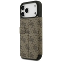 Guess 4G Metal Logo grāmatveida maciņš telefonam iPhone 18 Pro Max | iPhone 17 Pro Max brūns Guess 4G Metal Logo grāmatveida maciņš telefonam iPhone 18 Pro Max | iPhone 17 Pro Max brūns