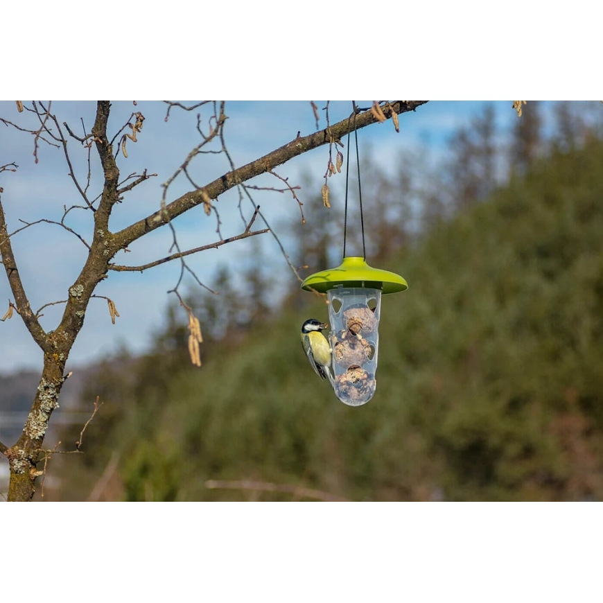 URBALIVE ROBIN Putnu barotavas komplekts 2 vienā 16,5 x 18 cm, zaļš – 4