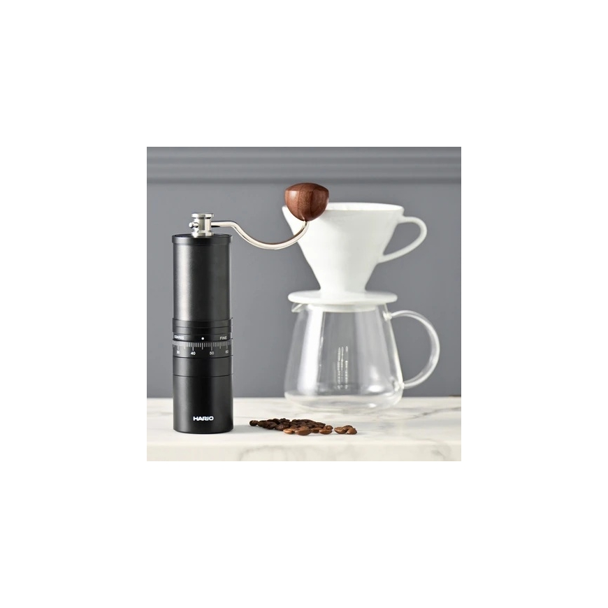 Hario Coffee Mill - Hand Grinder CGP-2-B PRO - Black – 3