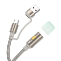 Hoco UA38C tietoliikenne- ja latauskaapeli | USB-A:sta USB-C:hen | 0,3 m | kulta Hoco UA38C tietoliikenne- ja latauskaapeli | USB-A:sta USB-C:hen | 0,3 m | kulta