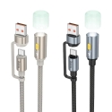 Hoco UA38C duomenų perdavimo ir įkrovimo laidas | USB-A į USB-C | 0.3m | auksinis Hoco UA38C duomenų perdavimo ir įkrovimo laidas | USB-A į USB-C | 0.3m | auksinis