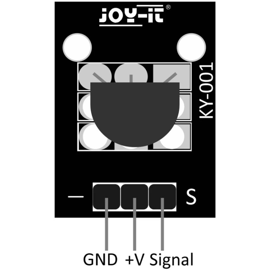 DS18B20 цифровой 1-Wire датчик температуры - Joy-IT KY-001 – 3