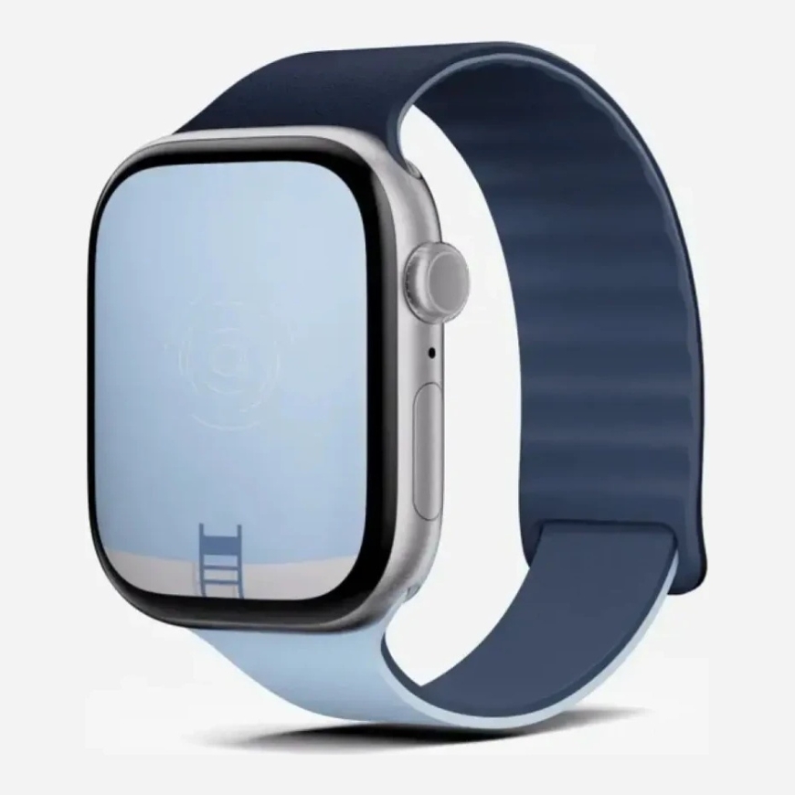 Moft Sport rihm Apple Watch 40/41mm tumesinine - Smoothing Mist – 3
