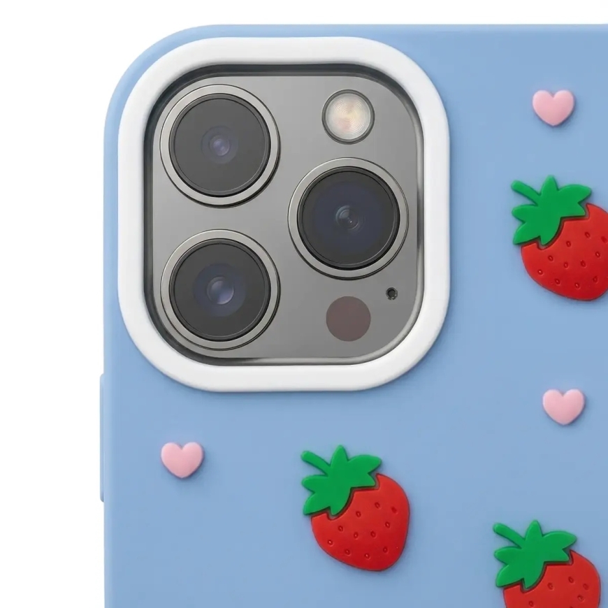 Strawberry telefoni ümbris iPhone 12 | iPhone 12 Pro sinine – 4