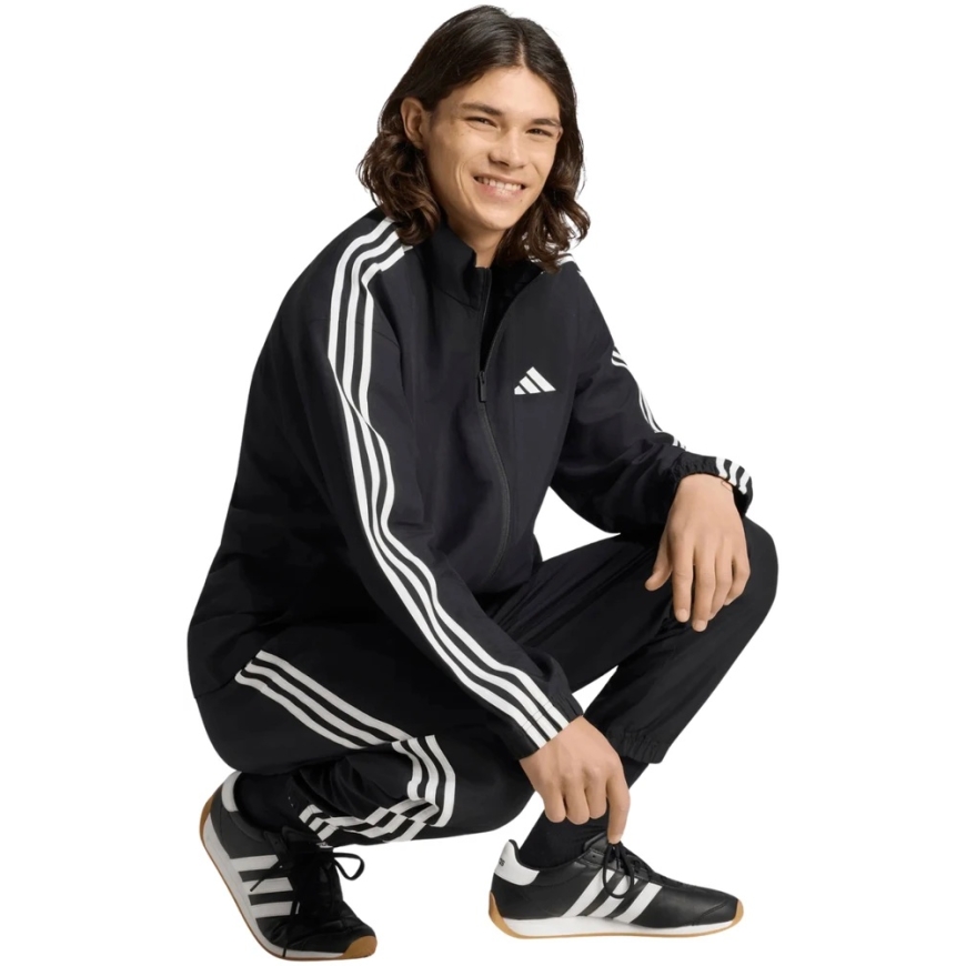 adidas Vīriešu 3-Stripes Woven Uzvalks Melns KY2301 (S) – 5