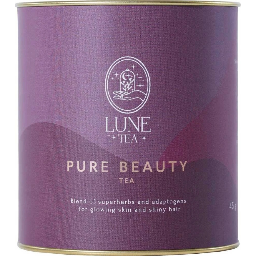 Baltais tēja un garšaugu maisījums Lune Tea Pure Beauty, 45 g – 4