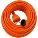 Extralink „PowerLink“ | Maitinimo tinklo prailginimo kabelis | 50 m, oranžinis, su įžeminimu, 3 x 1,5 mm2 Extralink „PowerLink“ | Maitinimo tinklo prailginimo kabelis | 50 m, oranžinis, su įžeminimu, 3 x 1,5 mm2