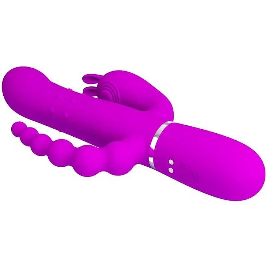 Pretty Love Flirtation PRETTY LOVE - Cammy Lilla, Särav pehmus, 7 tõukefunktsiooni, 7 vibratsioonifunktsiooni, 4 rullimisfunktsi – 2
