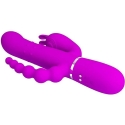 Pretty Love Flirtation PRETTY LOVE - Cammy Violets, Mirdzoša maigums, 7 iespiešanas funkcijas, 7 vibrācijas funkcijas, 4 rullēša Pretty Love Flirtation PRETTY LOVE - Cammy Violets, Mirdzoša maigums, 7 iespiešanas funkcijas, 7 vibrācijas funkcijas, 4 rullēša