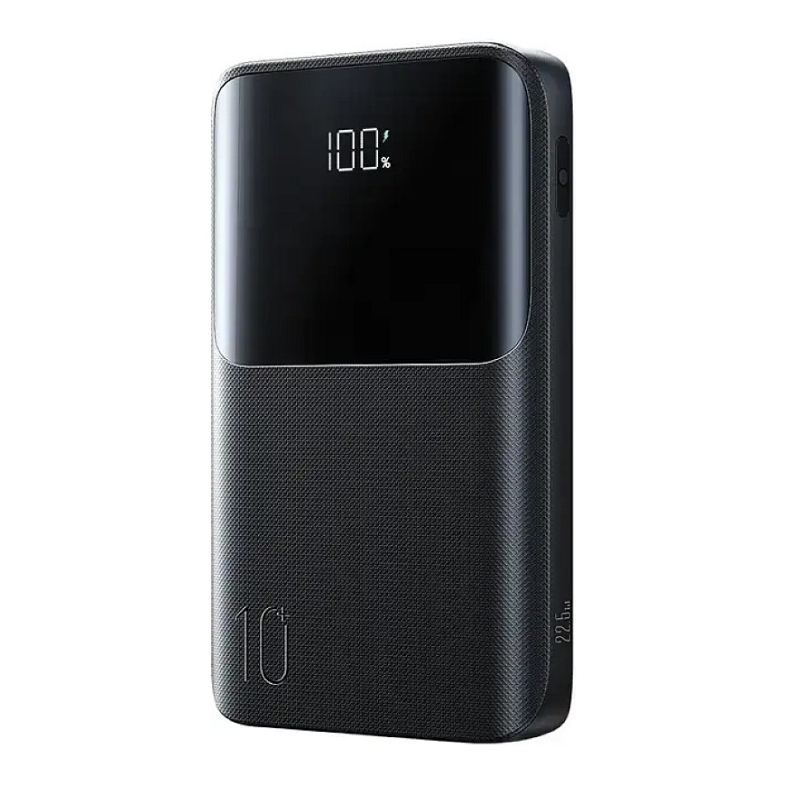 Joyroom JR-QP191 Star Series Mini išorinė baterija (powerbank) | 10 000 mAh | 22.5W | USB-A, USB-C | LED ekranas | black