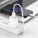 Hoco X88 datu pārraides un uzlādes vads | USB-A uz Micro USB | 12W | 1m | balts
