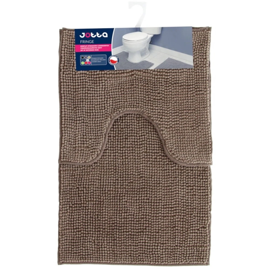 2 kappaleen kylpyhuonesyöittäin setti 50x45 cm, 50x80 cm hiekanvärinen Jotta – 2