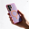 Suojakotelo Samsung A17 / A18 Forcell F-Protect Vivid Premium, yhteensopiva MagSafen kanssa violetti Suojakotelo Samsung A17 / A18 Forcell F-Protect Vivid Premium, yhteensopiva MagSafen kanssa violetti
