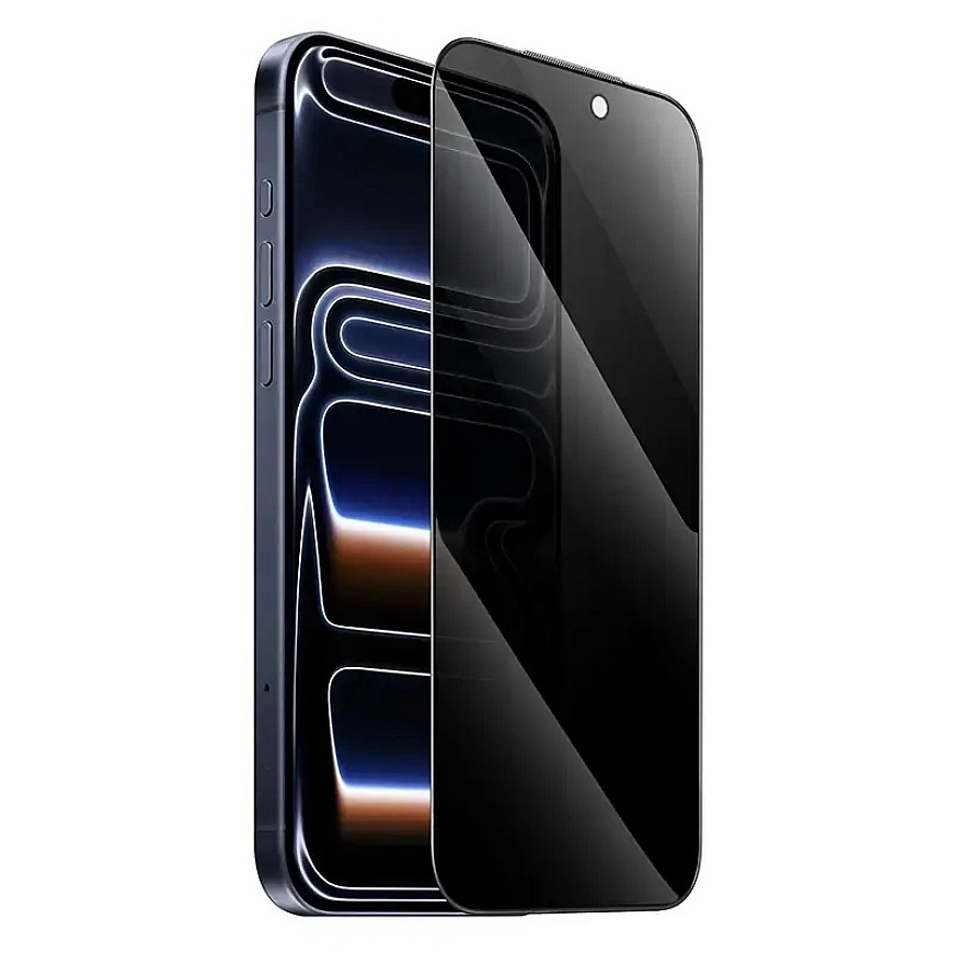 Borofone BF7 Diamond Armor Full Screen Anti-spy aizsargstikls telefona ekrānam iPhone 17 Pro Max (privātuma efekts) (10 gab.) – 2