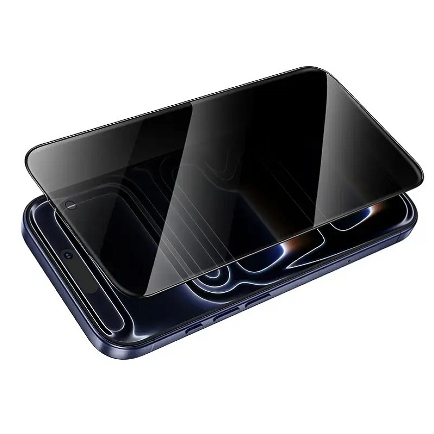 Borofone BF7 Diamond Armor Full Screen Anti-spy aizsargstikls telefona ekrānam iPhone 17 Pro Max (privātuma efekts) (10 gab.) – 5