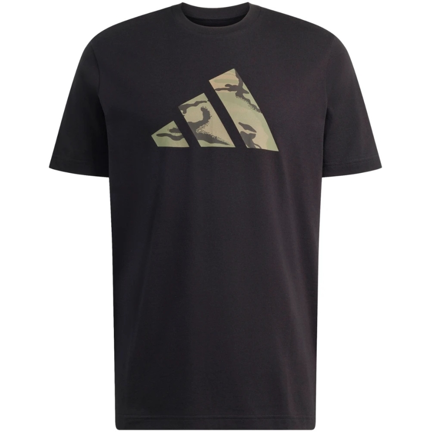 adidas Men's T-Shirt Camo Three Bar Logo Graphic Black KT1686 (XL) – 2