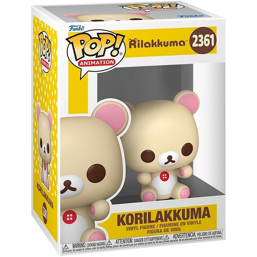 FUNKO POP! Vinyl Figure: Rilakkuma - Korilakkuma, ~8.1 cm