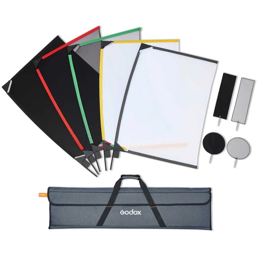 Valgustuse modifikaator - Godox Scrim Flag Kit 60x90cm kaasaskantav kott – 2