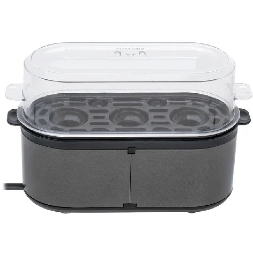 Adler Mesko MS 4485 GM Kiaušinių virimo aparatas 3 kiaušiniams | automatinis | metalinis korpusas – 3