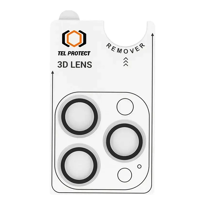 Tempered glass Tel Protect 3D Lens on camera for Iphone 13 Pro/13 Pro Max transparent (lens 3 pieces) – 2