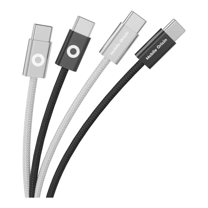 Mobile Origin 60W UltraSlim USB-C -USB-C-kaapeli 1 m CB11 Valkoinen – 5