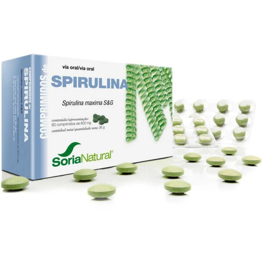 Soria Spirulīna 60 gab
