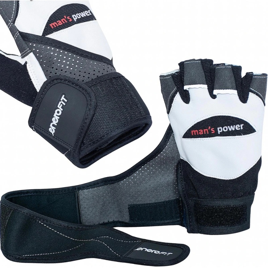 fitnesa cimdi vīriešiem XXL melni – 5