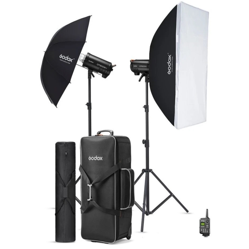 Studio Flash Lighting Kit - Godox QT600IIIM C Duo Studio Kit