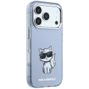 Karl Lagerfeld IML Choupette Body Sketch spausdintu MagSafe dėklas iPhone 17 Pro / 18 Pro - Šviesiai mėlynas Karl Lagerfeld IML Choupette Body Sketch spausdintu MagSafe dėklas iPhone 17 Pro / 18 Pro - Šviesiai mėlynas