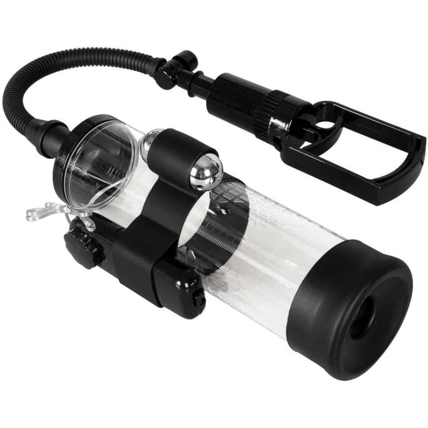 B Series Power Pump - Powerpump MAX Vibrating - Black&Clear – 2
