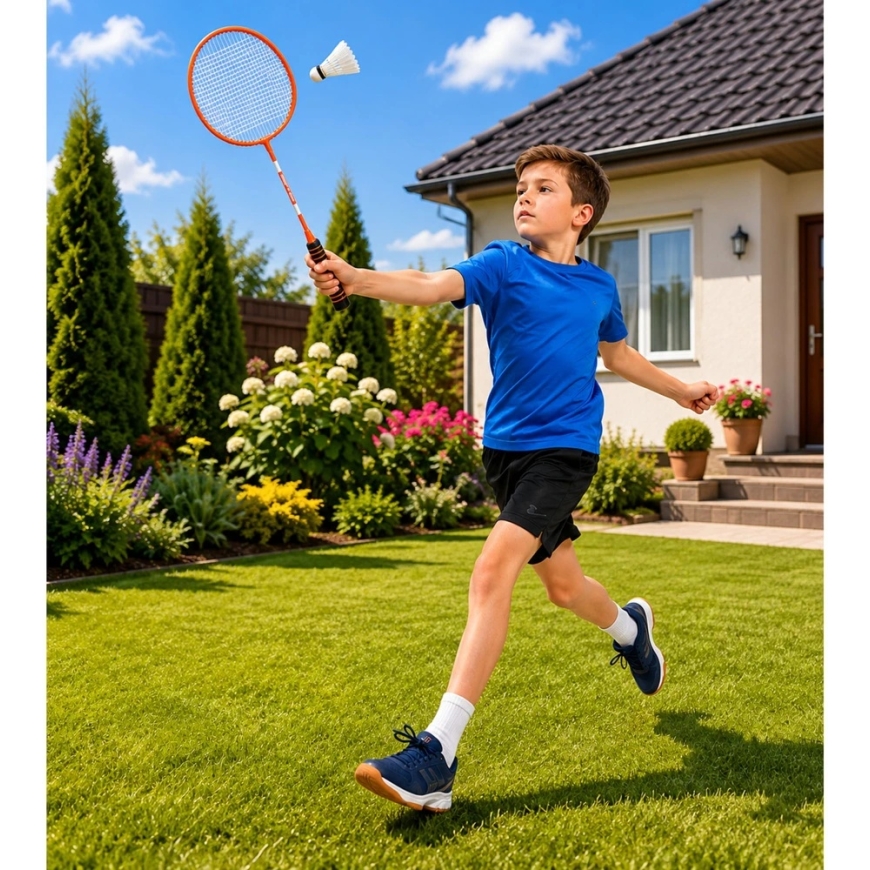 Lean Toys Badminton Set Orange 2 pcs – 3