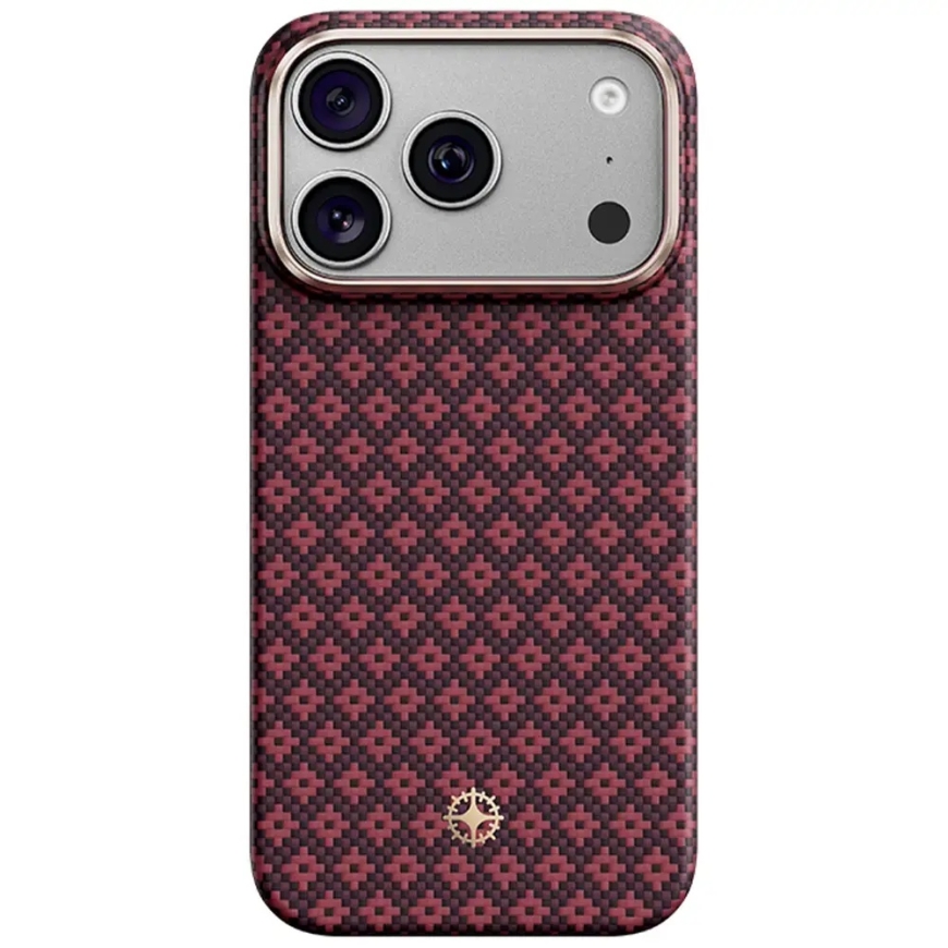 Benks Armor Air Armor Grid Kevlar Metal Frame 600D phone case for iPhone 18 Pro | iPhone 17 Pro red