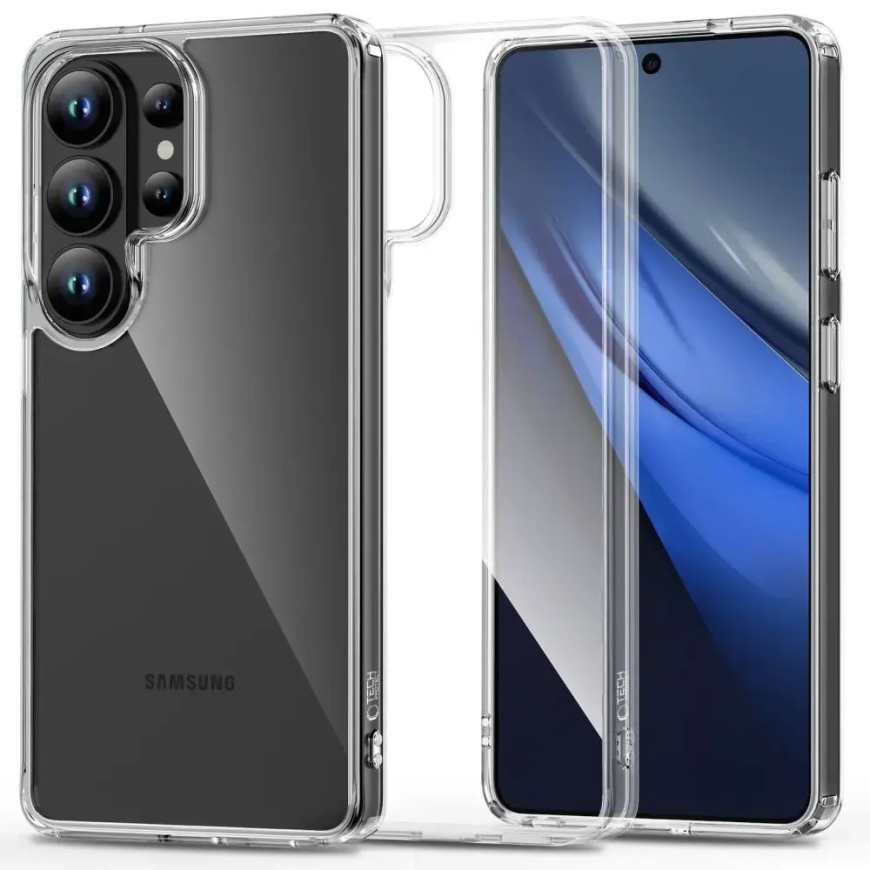 Tech-Protect FlexAir Hybrid telefono dėklas Samsung Galaxy S26 Ultra (S948) skaidrus