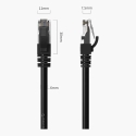 Orico PUG-C6 сетевой кабель Ethernet LAN | Cat6 | круглый | 1Gbps | 2m | чёрный Orico PUG-C6 сетевой кабель Ethernet LAN | Cat6 | круглый | 1Gbps | 2m | чёрный